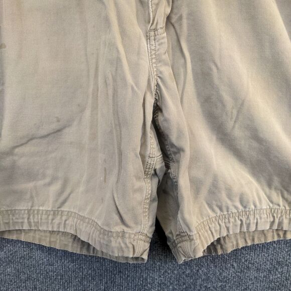 Duluth Trading co Men's Chino Shorts Tan Size 38 Cotton Blend Slash Pockets - Picture 8 of 12